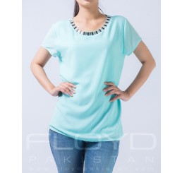 T5086-89_GLASS LACE ROUND NECK MINT