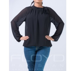 T5110-113_KNOT COLAR BLACK