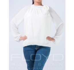 T5114-117_KNOT COLAR WHITE