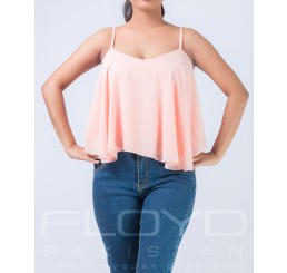 T5230-233 PLAIN THIN STRAPS _PEACH